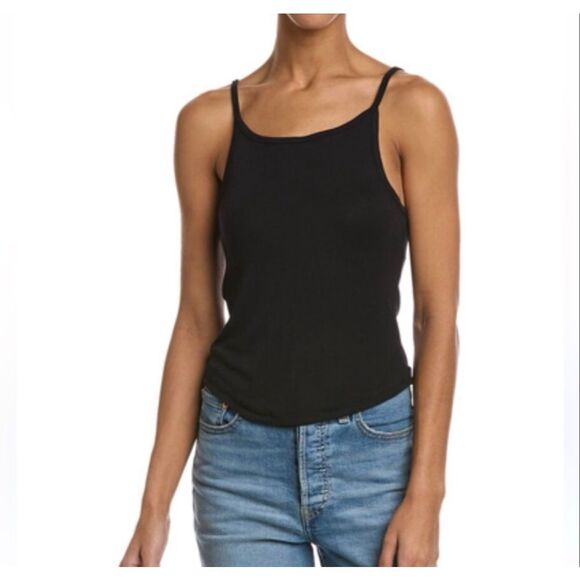 Free People Intimately Three Day Weekend Cami black Scoop Neck S NEW - Picture 3 of 4